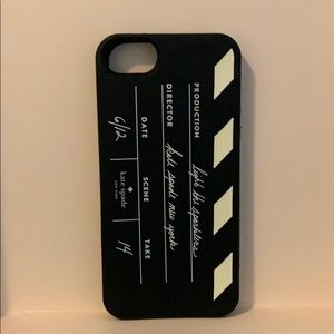 Kate Spade Movie clapboard I phone case